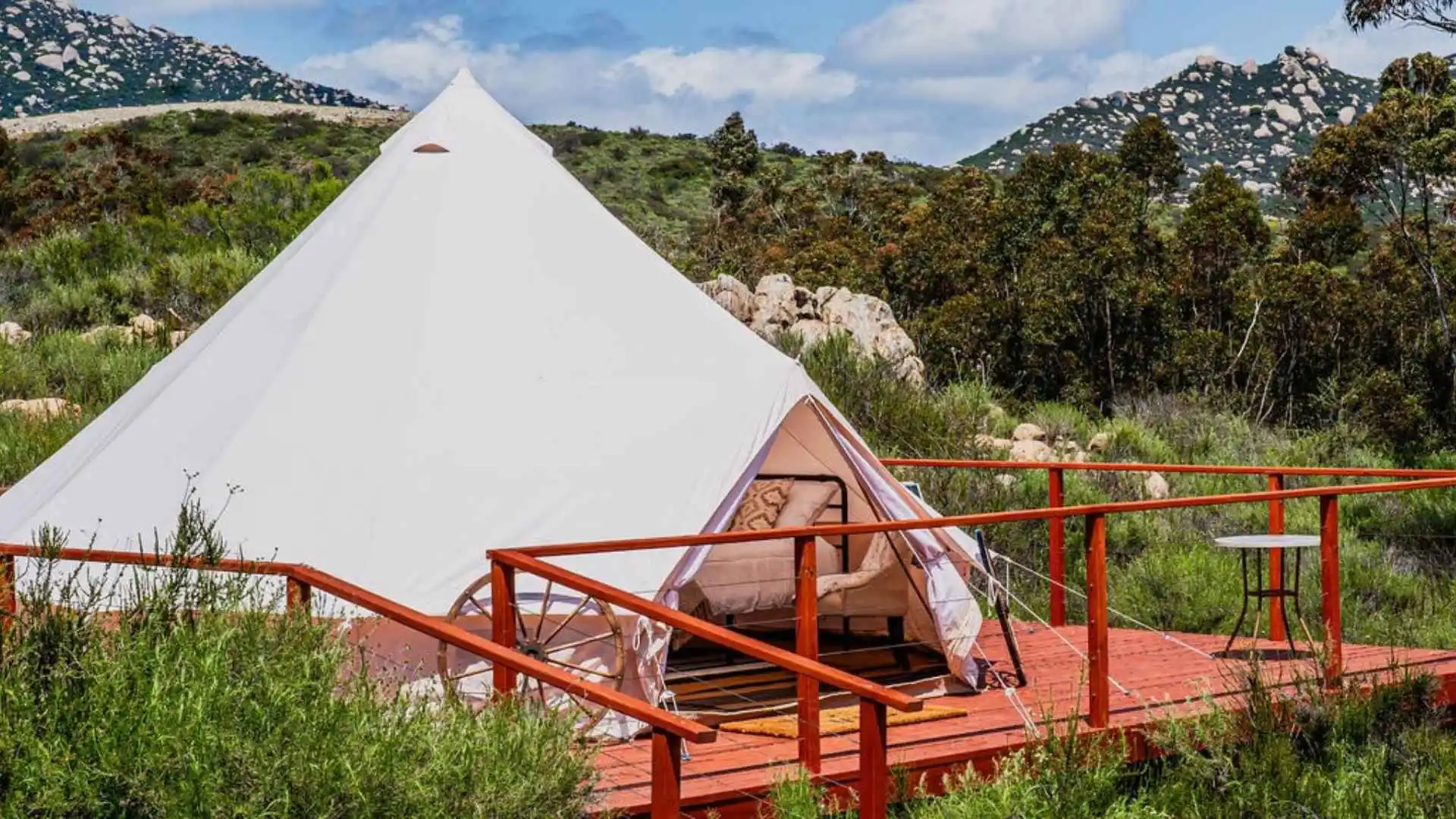 Home glamping